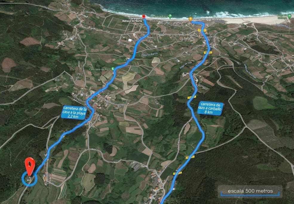 Ag Casa Anema 10 Huespedes A 2Km De La Playa Razo Βίλα A Coruña Εξωτερικό φωτογραφία